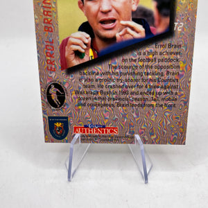 Errol Brain 1996 - Terminator - NZ Rugby Union - Carr Crazy Authentics FRENLY BRICKS - Open 7 Days