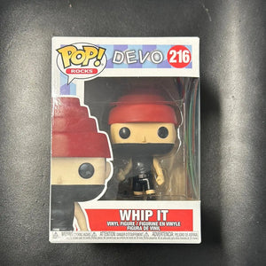 Pop Vinyl Devo #216 Whip It FRENLY BRICKS - Open 7 Days