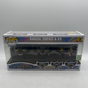 Funko Pop! Vinyl: The Lion King - Banzai, Shenzi & Ed - 3 Pack - Amazon/ECCC FRENLY BRICKS - Open 7 Days