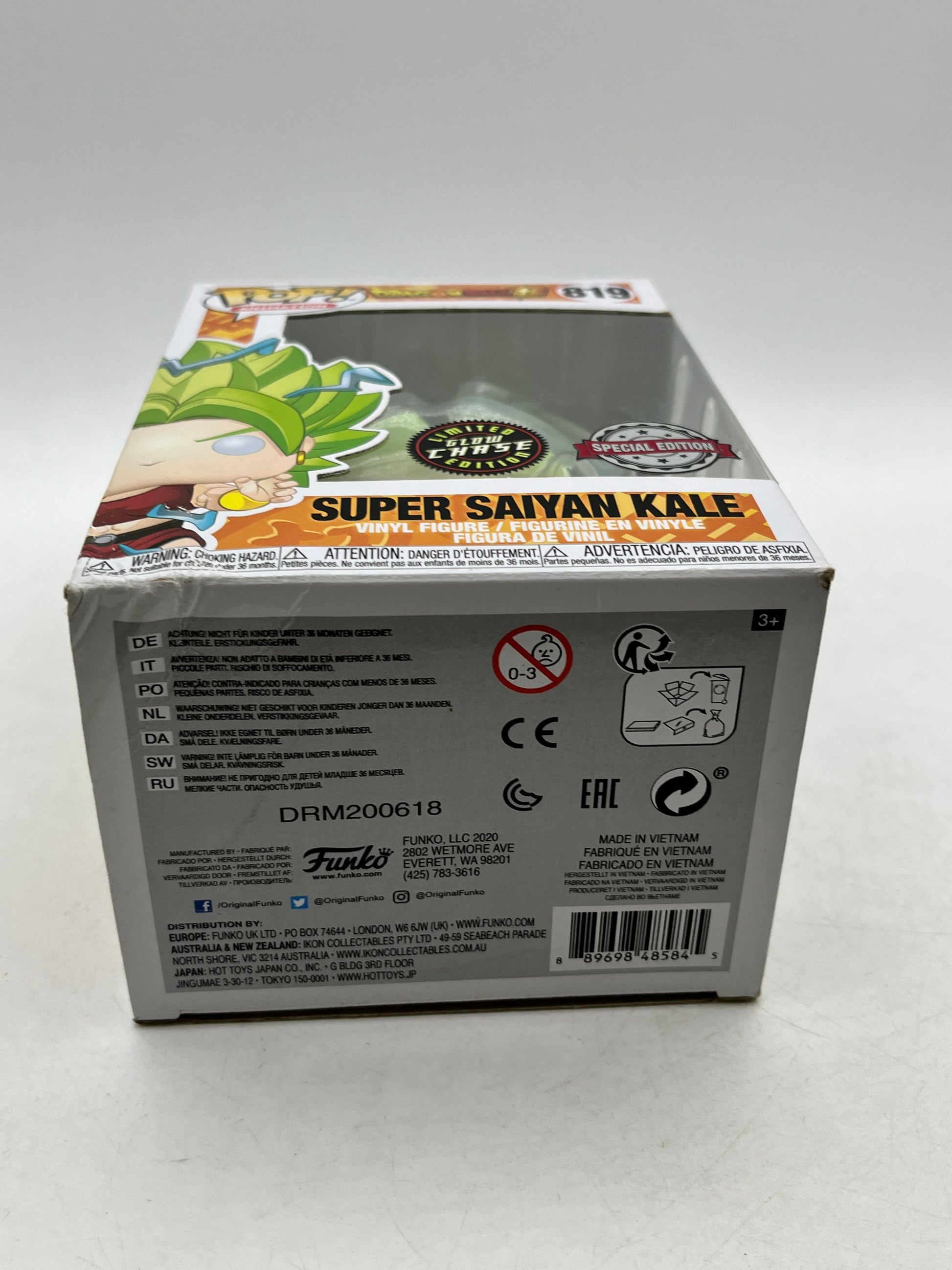 Funko POP! Animation - Dragon Ball Super - Super Saiyan Kale #819 - Glow Chase FRENLY BRICKS - Open 7 Days