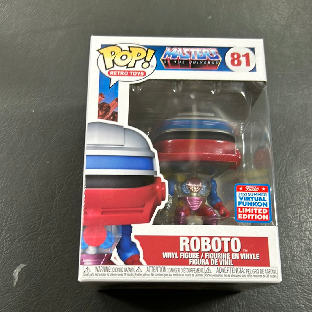 Pop Vinyl 81Masters Of The Universe roboto FRENLY BRICKS - Open 7 Days