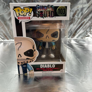 Funko POP Heroes - Suicide Squad - Diablo #103 FRENLY BRICKS - Open 7 Days