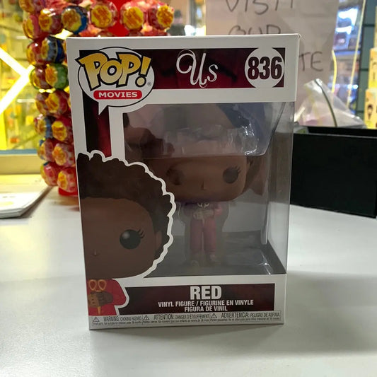 NEW Us - Red 836 Funko Pop! Movies: Vinyl Figure Collectible W Scissors FRENLY BRICKS - Open 7 Days