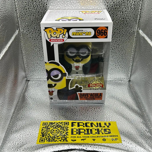 Pop Vinyl Minions 966 Dave Acula FRENLY BRICKS - Open 7 Days