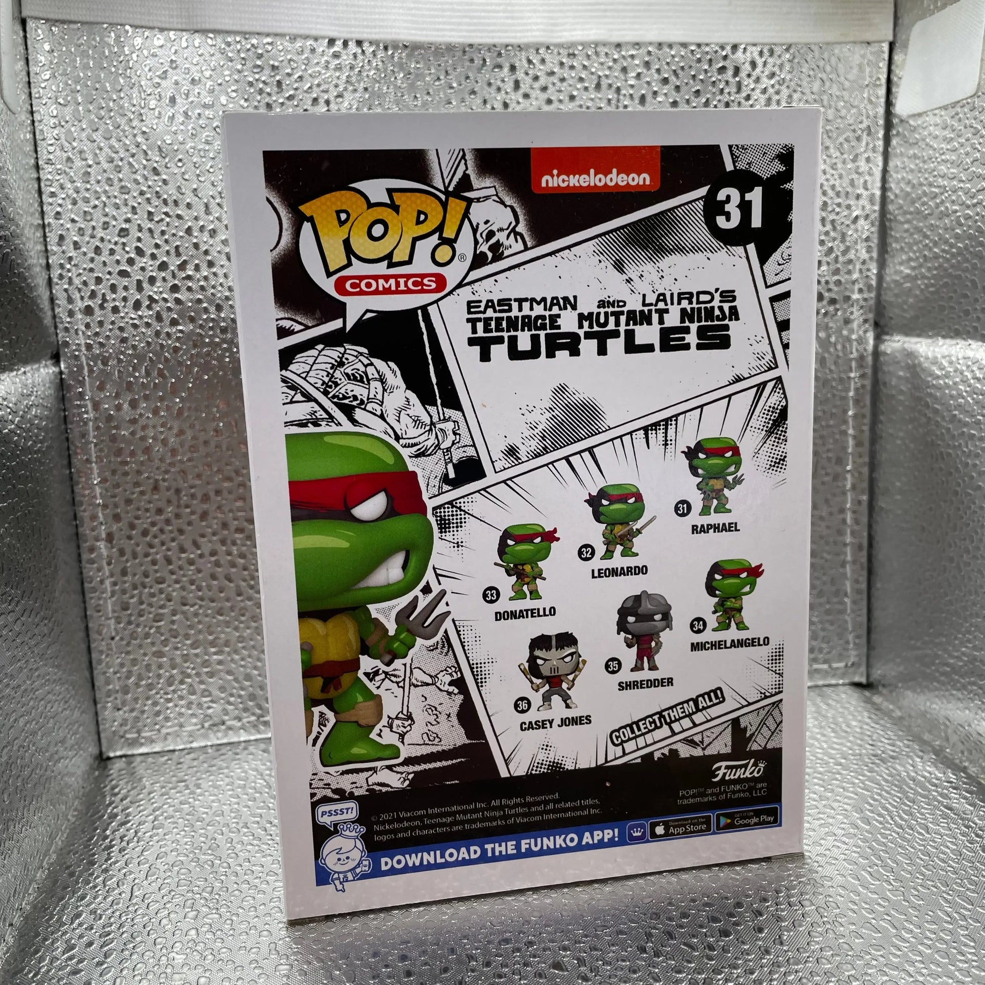 Teenage Mutant Ninja Turtles (Comic) - Raphael Pop! Vinyl Figure #31 FRENLY BRICKS - Open 7 Days