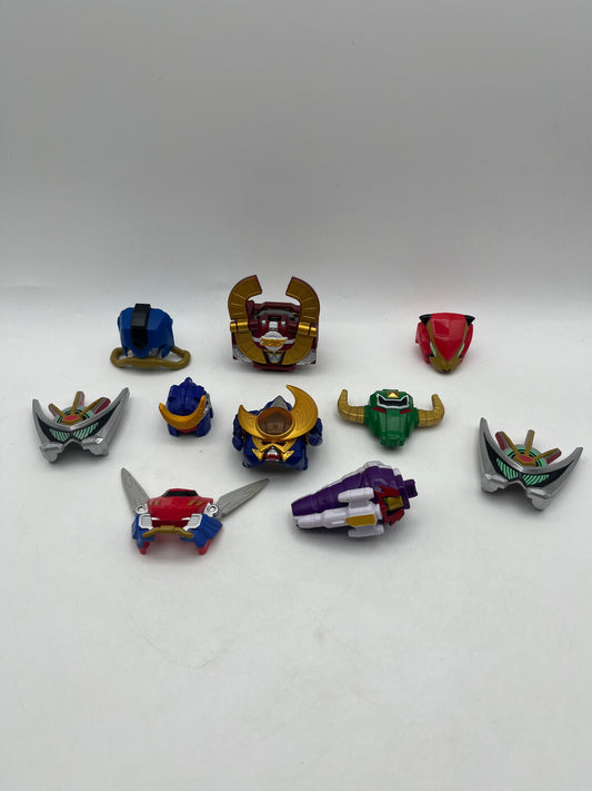 Random Lot of Power Ranger Megazord Heads FRENLY BRICKS - Open 7 Days