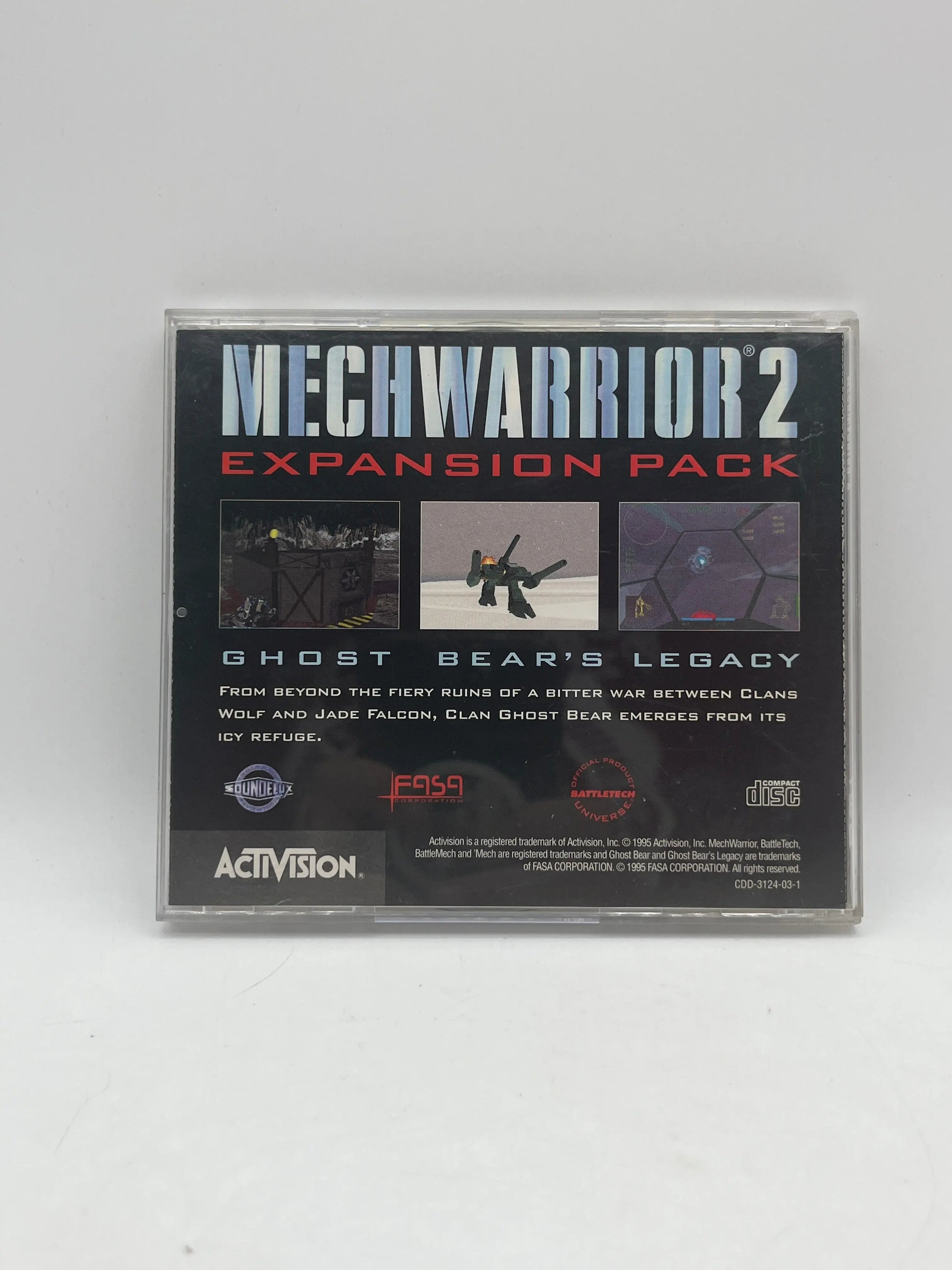 Mech Warrior 2 Game Expansion Pack Ghost Bears Legacy PC CDROM +combinedshipping FRENLY BRICKS - Open 7 Days