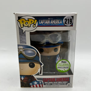 Funko POP! Marvel Captain America - First Avenger #219 - 2017 Convention Exclusive FRENLY BRICKS - Open 7 Days