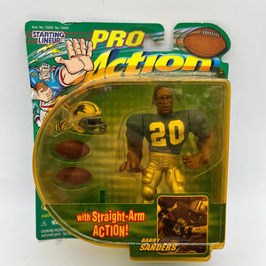 NFL Starting Lineup SLU Pro Action Barry Sanders Figure Lions 1999 - Hasbro FRENLY BRICKS - Open 7 Days