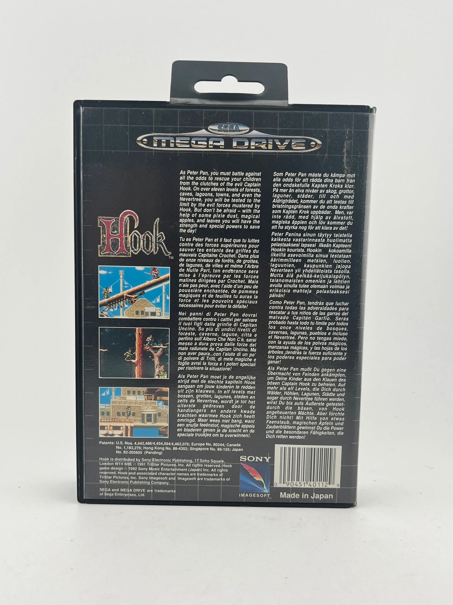 Hook - SEGA Megadrive - Untested - No Manual FRENLY BRICKS - Open 7 Days