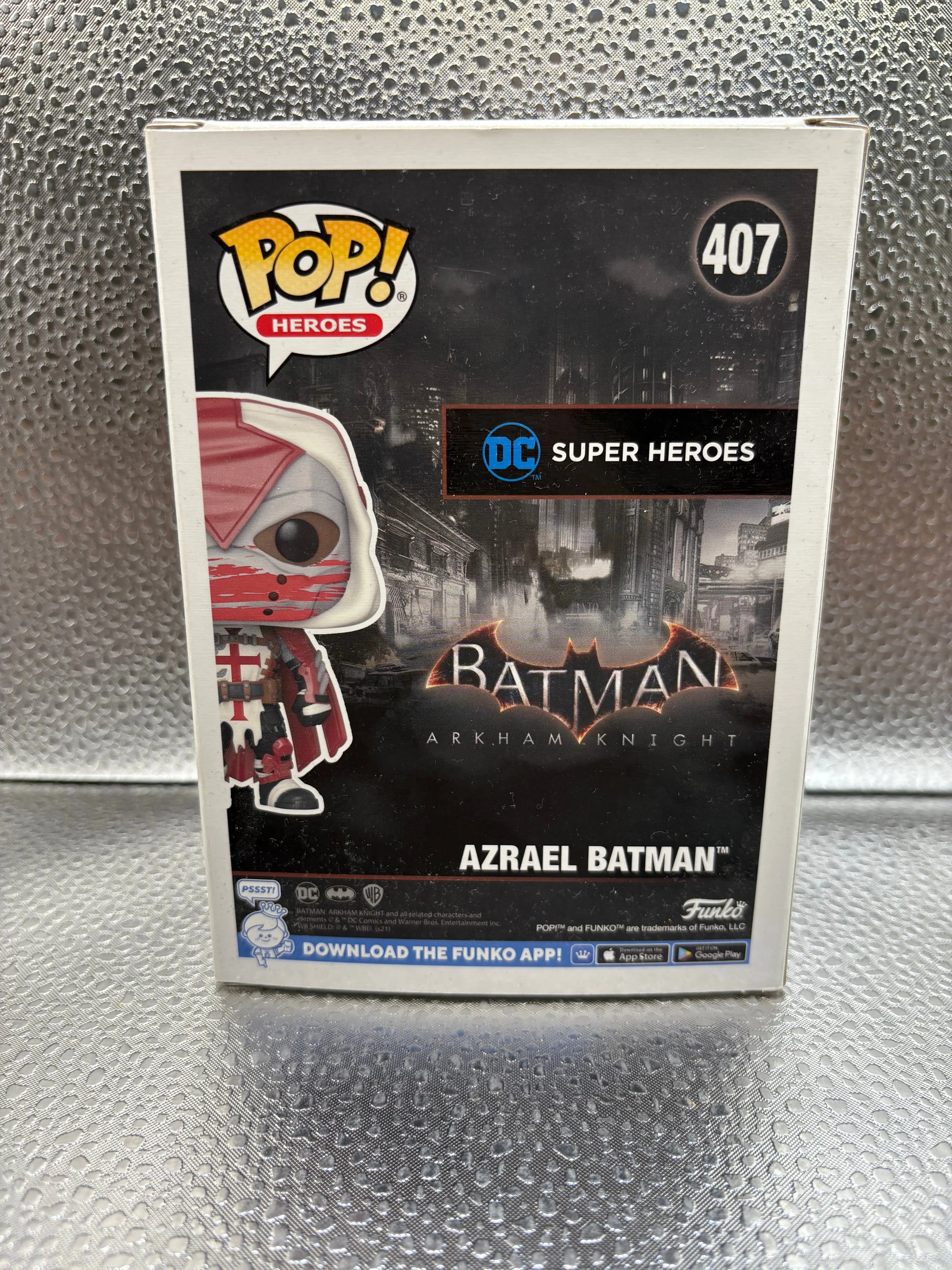 Pop Vinyl #407 Batman Arkham Knight Azrael Batman FRENLY BRICKS - Open 7 Days