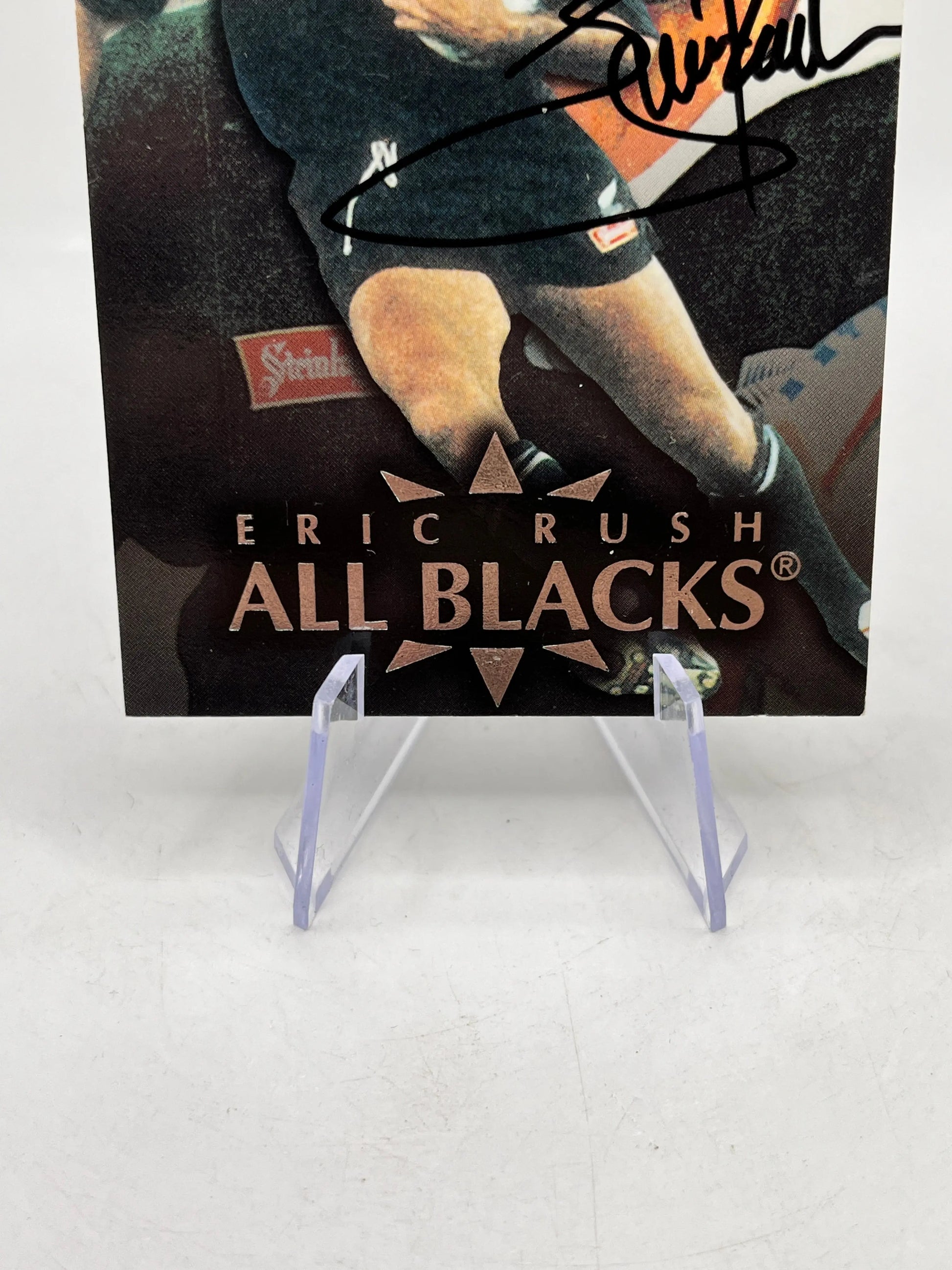 Eric Rush Autographed - All Blacks 1997 NZ Rugby Union - 1Neda FRENLY BRICKS - Open 7 Days