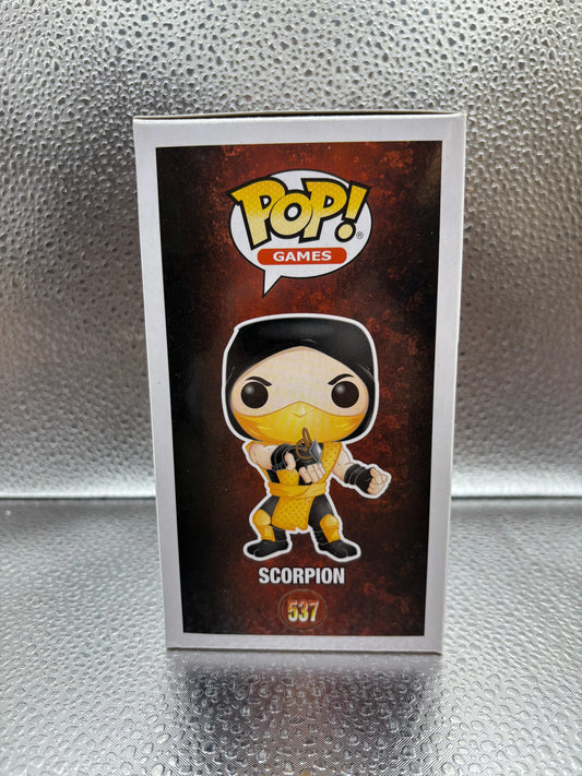 Funko Pop #537 Games Mortal Kombat Scorpion FRENLY BRICKS - Open 7 Days