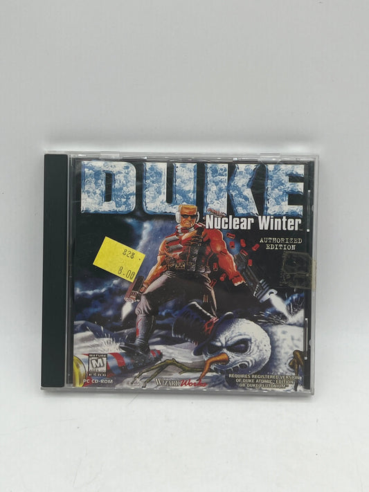 Duke Nukem 3D Nuclear Winter - PC DOS - 1997 -  W/ Manual, Disc And Case - Rare FRENLY BRICKS - Open 7 Days