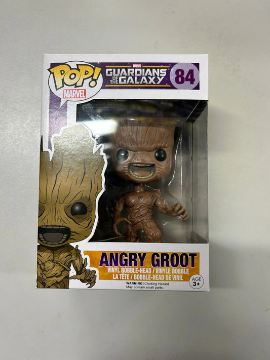 Pop Vinyl Marvel #84 Angry Groot FRENLY BRICKS - Open 7 Days