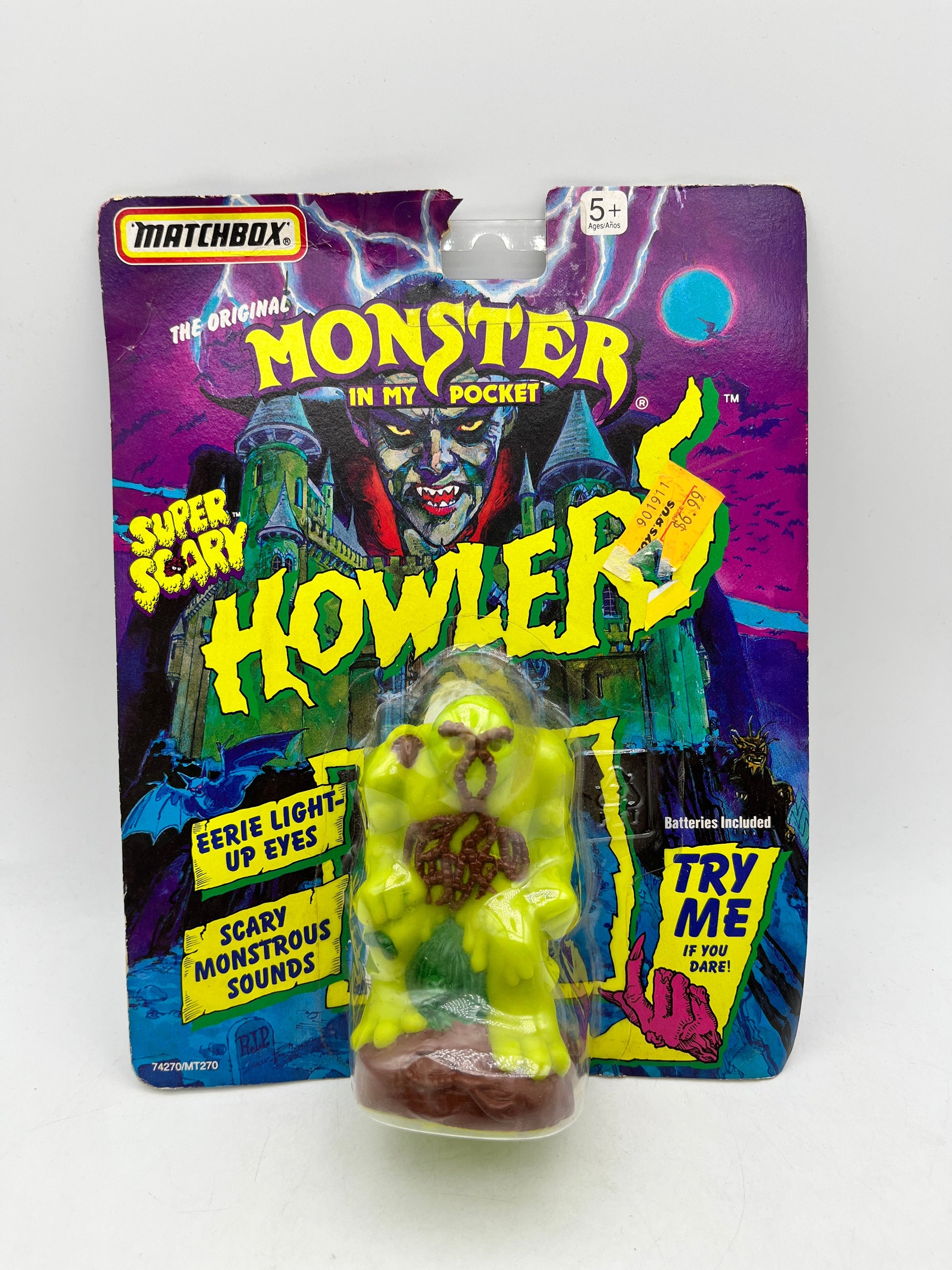 Vintage - 1992 Matchbox - Monster In My Pocket HOWLERS -Swamp Beast - Sealed FRENLY BRICKS - Open 7 Days