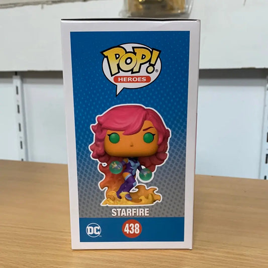 Funko Pop! Heroes: Justice League Starfire #438 Vinyl Figure 2022 Summer Convent FRENLY BRICKS - Open 7 Days