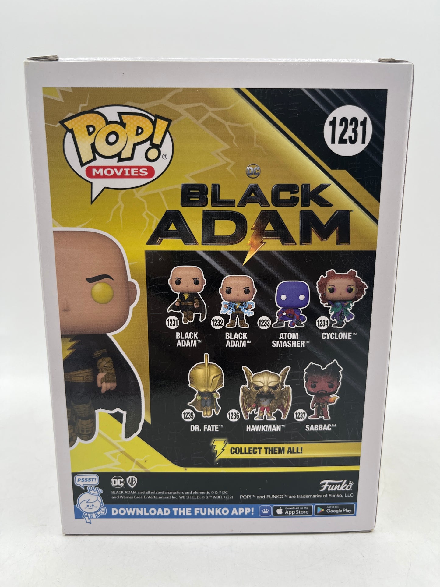 Funko Pop! Vinyl Black Adam Movies Figure #1231 GITD