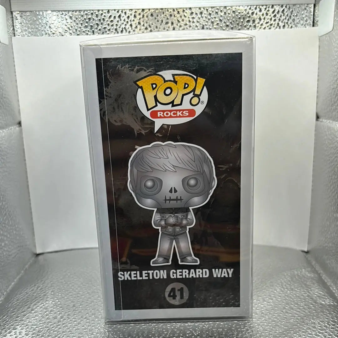 FUNKO POP VINYL 41 Skeleton Gerard Way (Special Edition) Rocks - FRENLY BRICKS - Open 7 Days