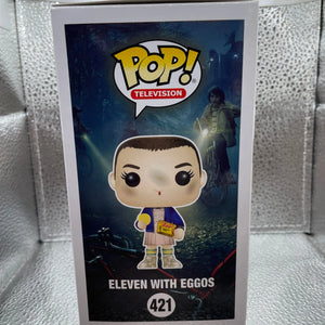 Eleven with Eggos 421 ~ Stranger Things ~ Funko Pop Vinyl ~ Netflix Television FRENLY BRICKS - Open 7 Days