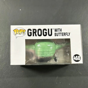 Grogu with Butterfly #468 ~ Star Wars: The Mandalorian ~ Funko Pop Vinyl FRENLY BRICKS - Open 7 Days