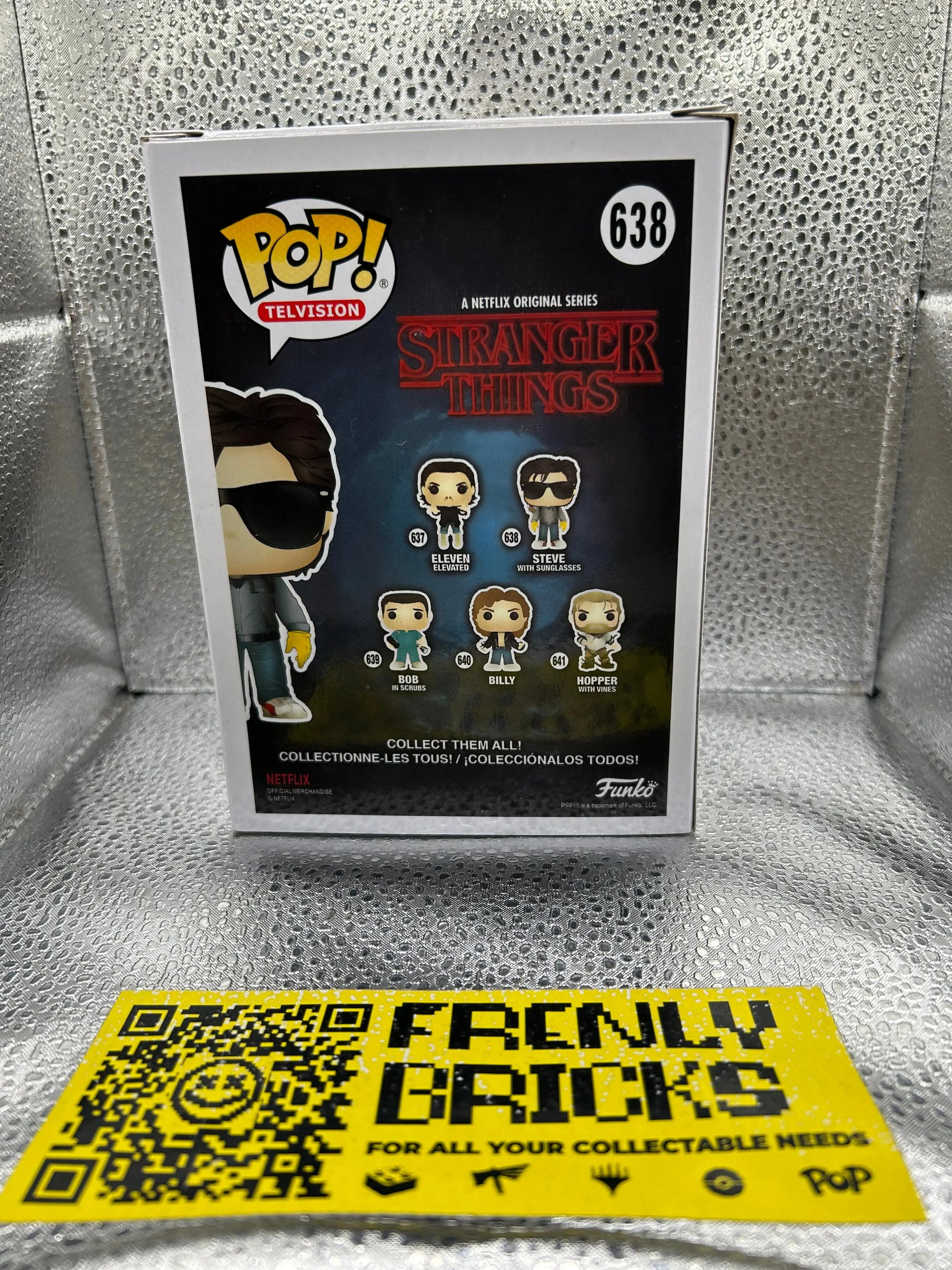 Pop Vinyl Tv Stranger Things Steve (With Sunglasses) Hot Topic Exclusive FRENLY BRICKS - Open 7 Days