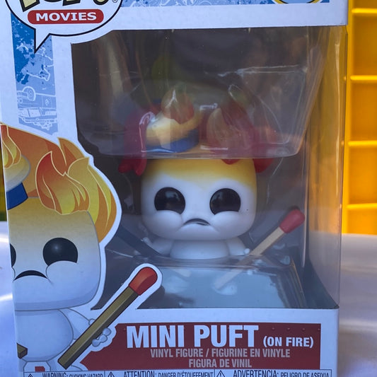 Funko POP! Mini Puft #936 on fiyah - FRENLY BRICKS - Open 7 Days