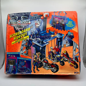 Scoreboard Hideout Secret Pad Biker Mice from Mars 1993 Galoob Playset - Not Sealed & Damaged Box FRENLY BRICKS - Open 7 Days