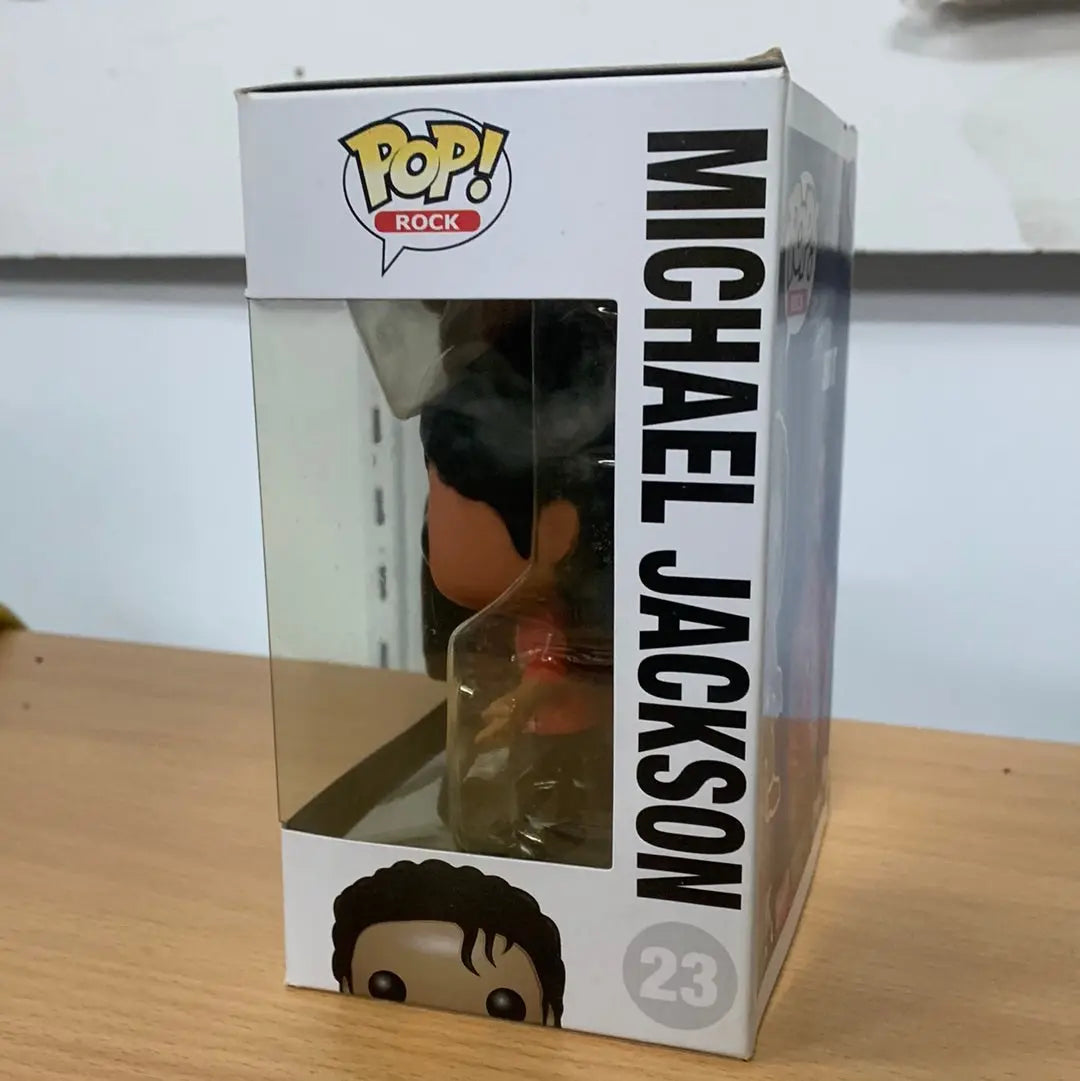 Funko Pop Rock Michael Jackson OG Beat It RARE AUTHENTIC Vaulted Common 23 FRENLY BRICKS - Open 7 Days