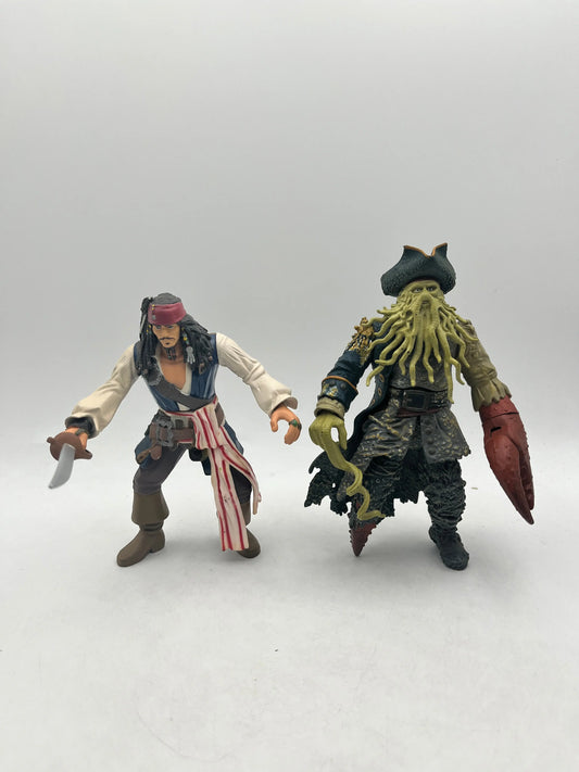 Pirates of the Caribbean Dead Man's Chest Jack Sparrow & Davy Jones - 2006 - Loose FRENLY BRICKS - Open 7 Days