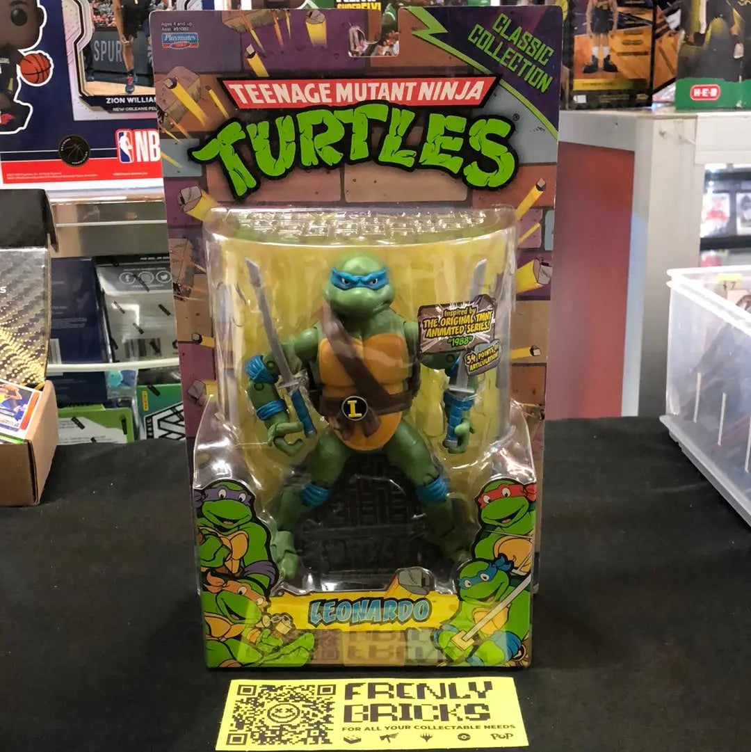 2012 Playmates TEENAGE MUTANT NINJA TURTLES: Classic Collection Leonardo (1988) FRENLY BRICKS - Open 7 Days