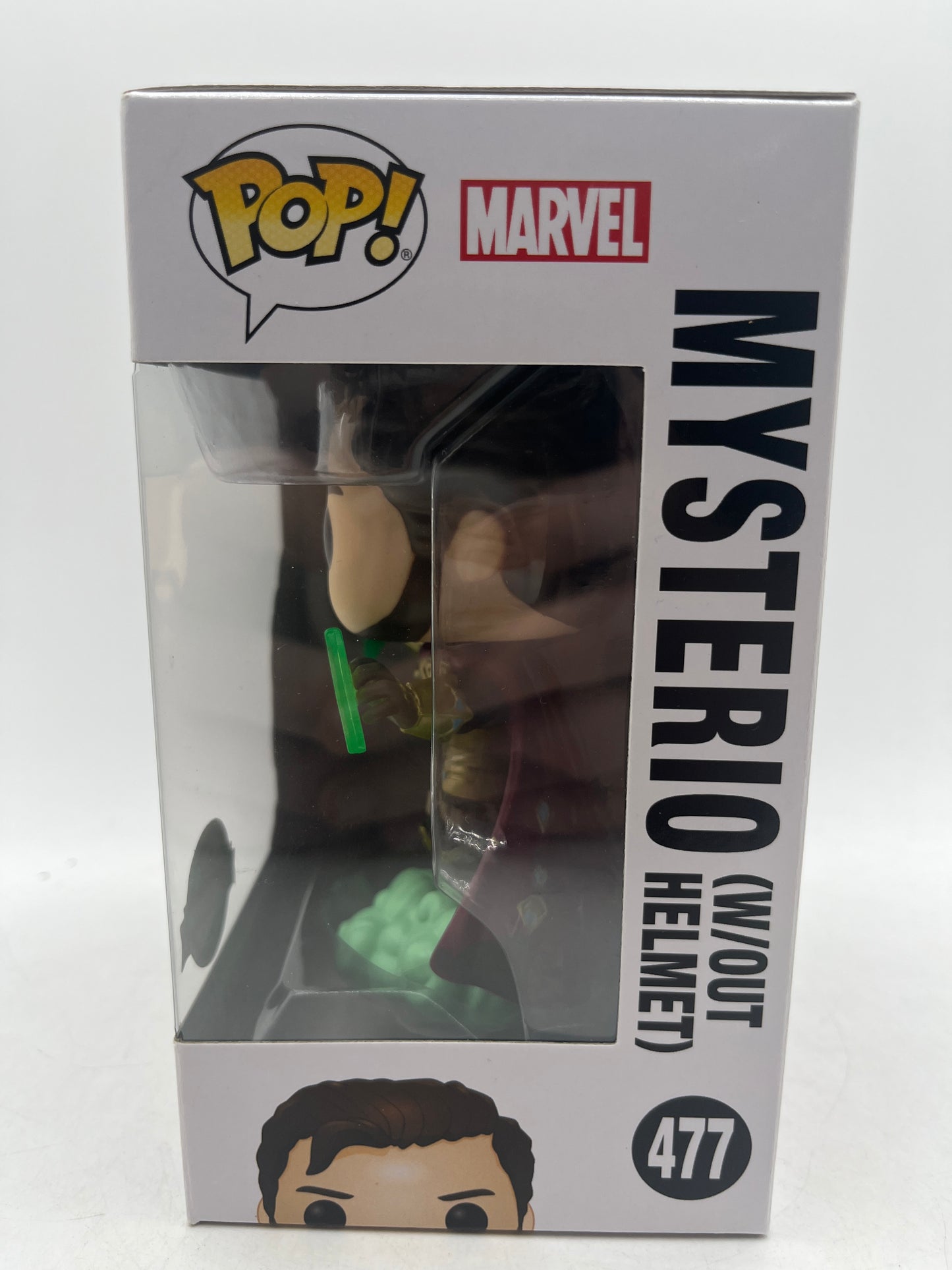 Funko Pop! Spider-Man Far from Home Mysterio Without Helmet #477