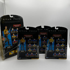 Star Trek Action Figure Lot: Sulu 6”, Pike 3.75”, Cadet McCoy 3.75, Nero 3.75” FRENLY BRICKS - Open 7 Days