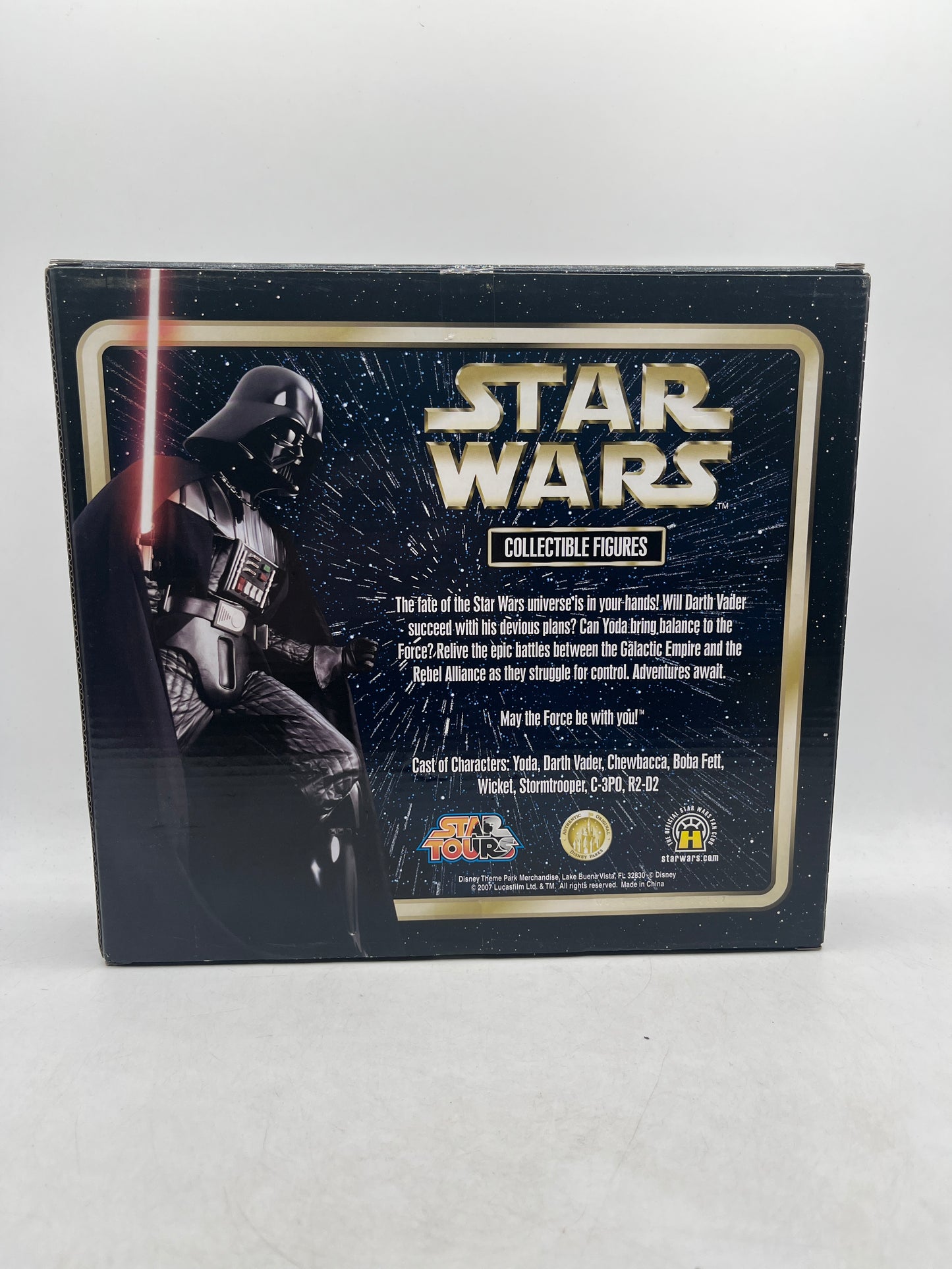 Disney World Park Exclusive Star Wars Collectible Figures Set Star Tours 2007