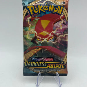 Pokemon TCG Sword & Shield Darkness Ablaze Booster Pack Art Set SEALED x4 FRENLY BRICKS - Open 7 Days