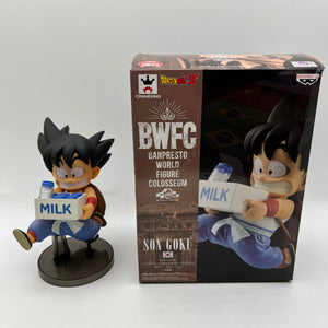 Dragon Ball Z BWFC Goku Milk Part.7 Son Goku A (Normal Color ver.) Banpresto - Ex display FRENLY BRICKS - Open 7 Days