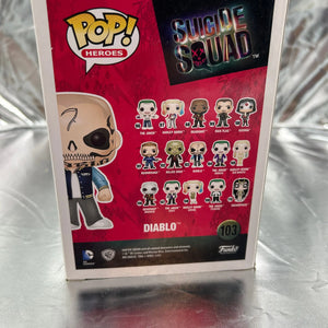 Funko POP Heroes - Suicide Squad - Diablo #103 FRENLY BRICKS - Open 7 Days