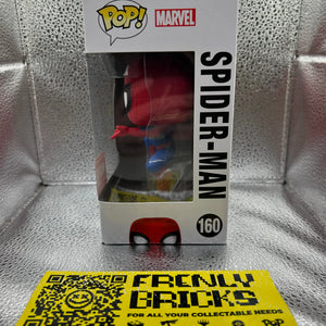 Pop Vinyl Marvel #160 Spider Man FRENLY BRICKS - Open 7 Days