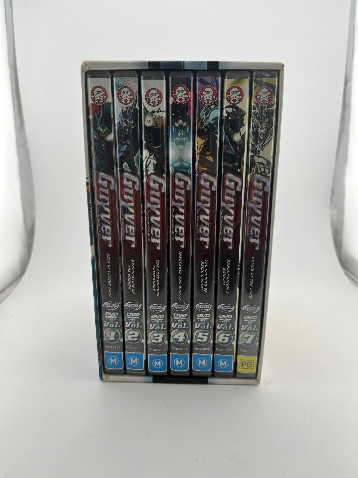 Guyver The Bioboosted Armor Complete DVD Box Set - Madman, 7 Discs Collection FRENLY BRICKS - Open 7 Days