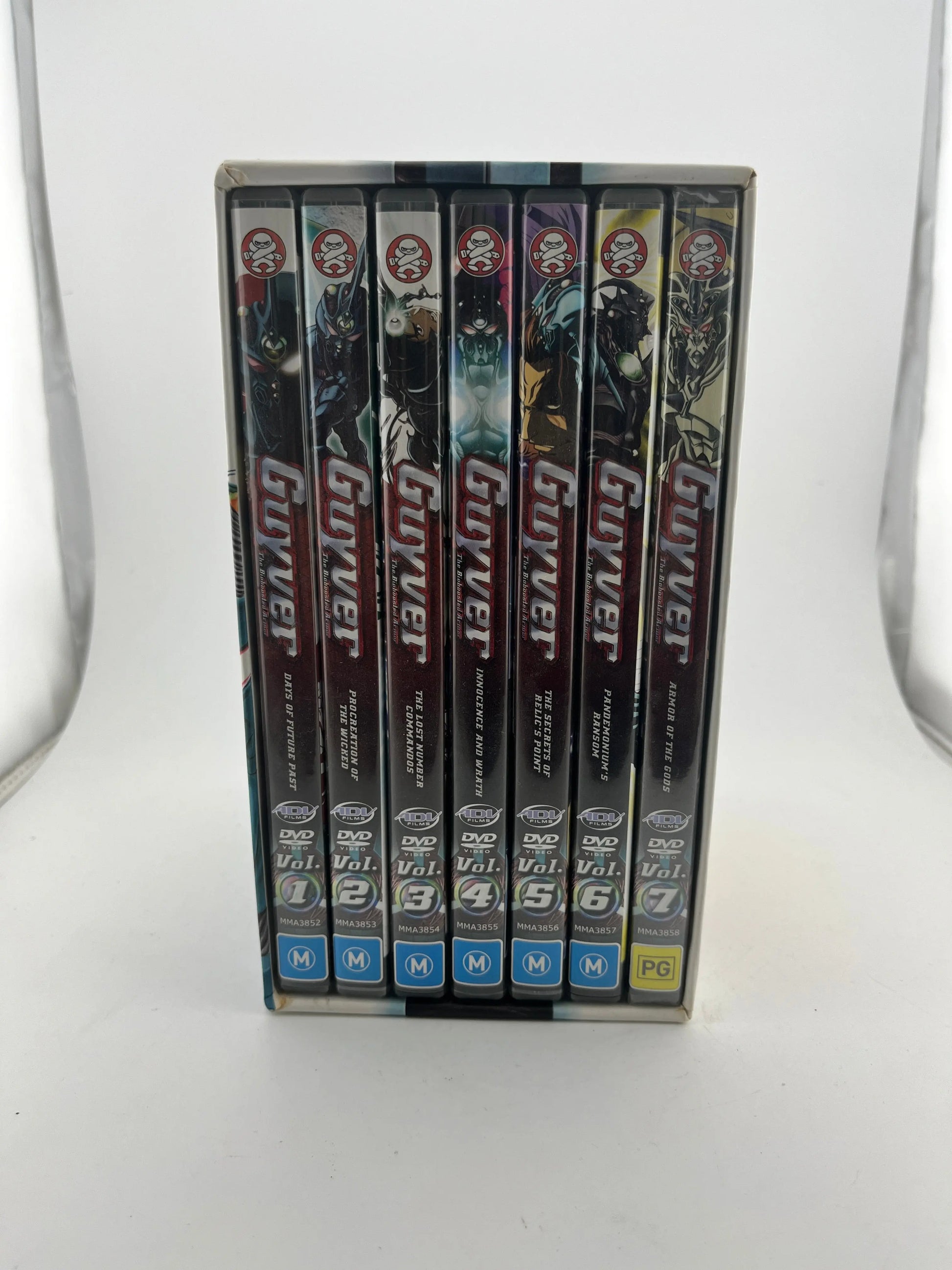 Guyver The Bioboosted Armor Complete DVD Box Set - Madman, 7 Discs Collection FRENLY BRICKS - Open 7 Days