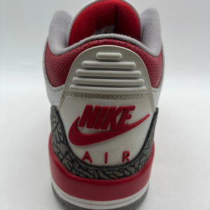 Size 10 Men’s- Nike Jordan 3 Retro Fire Red 2022 DN3707-160 Used FRENLY BRICKS - Open 7 Days