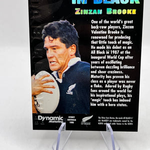 Zinzan Brooke - 1995 Dynamic Marketing All Blacks -  Heroes In Black - H2 FRENLY BRICKS - Open 7 Days