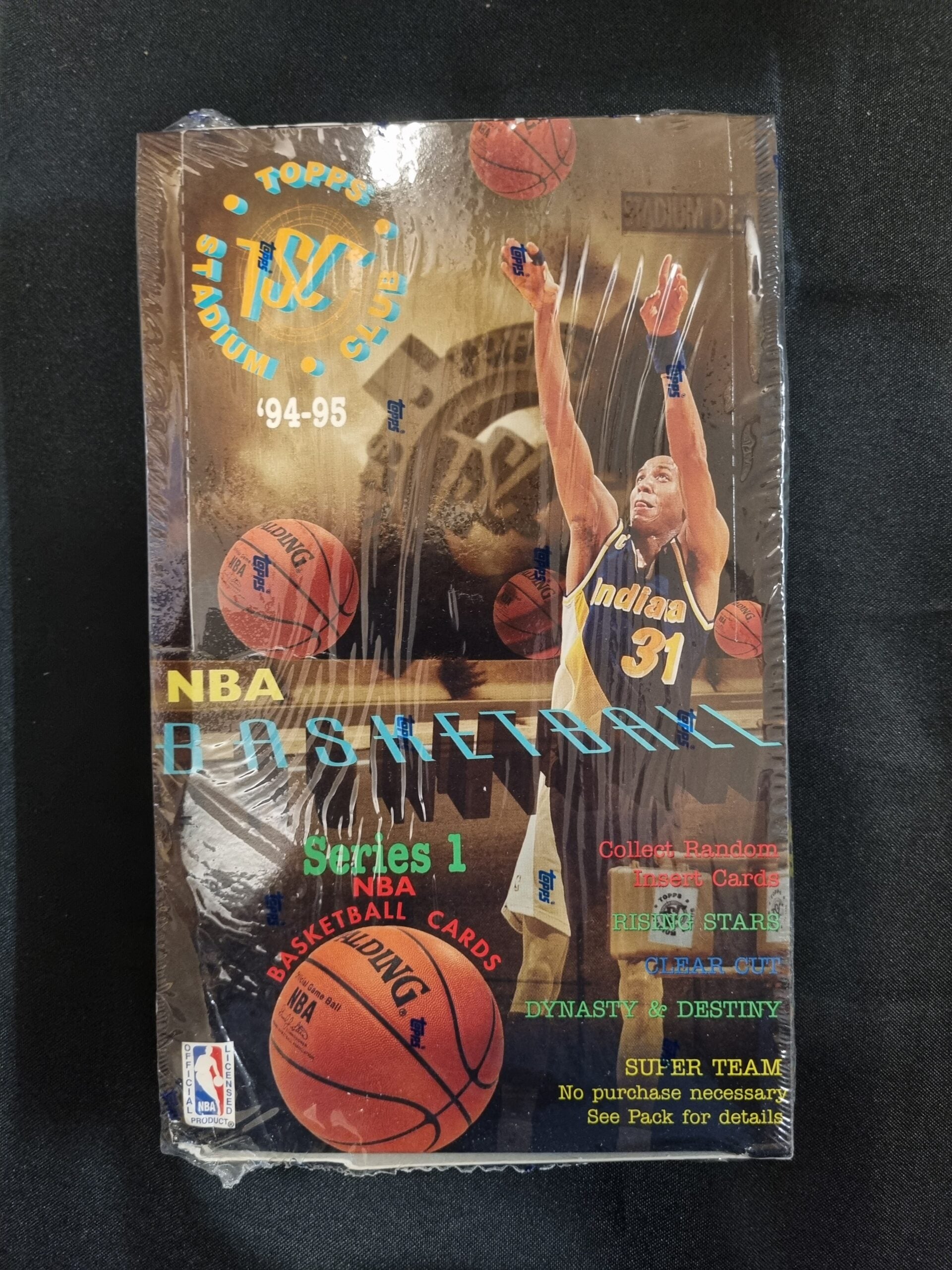 1994-95 TOPPS STADIUM CLUB SERIES 1 BASKETBALL HOBBY BOX FRENLY BRICKS - Open 7 Days