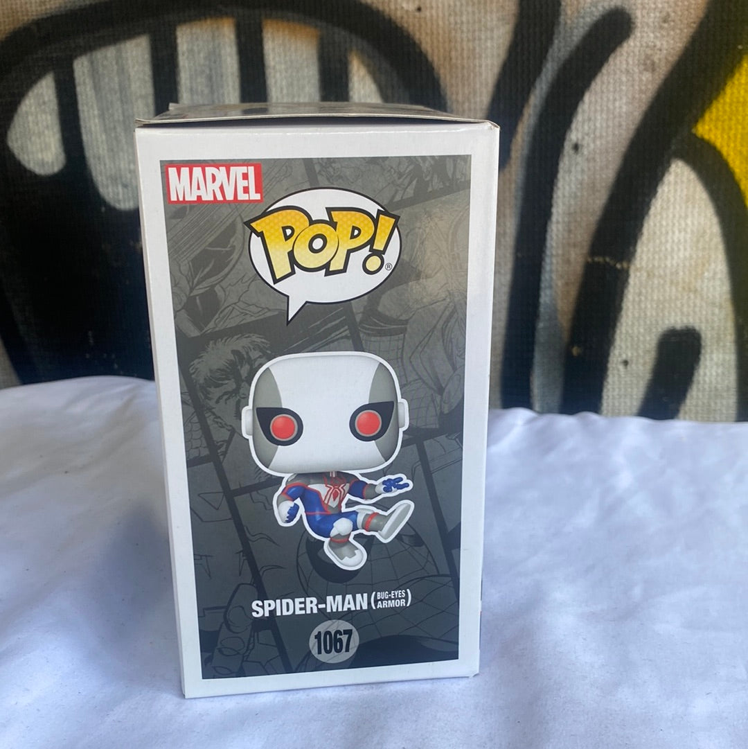 Funko POP! Spider-Man #1067 bug eyes armor FRENLY BRICKS - Open 7 Days