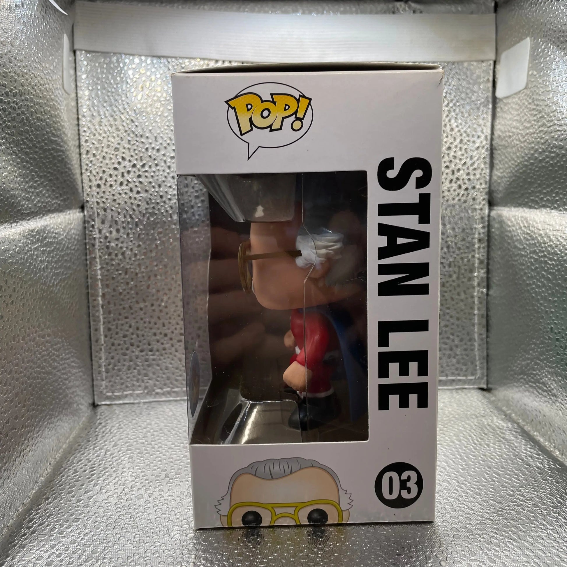 Funko Pop! Vinyl Stan Lee 03 Red Superhero Comikaze Exclusive 2015 Vaulted FRENLY BRICKS - Open 7 Days