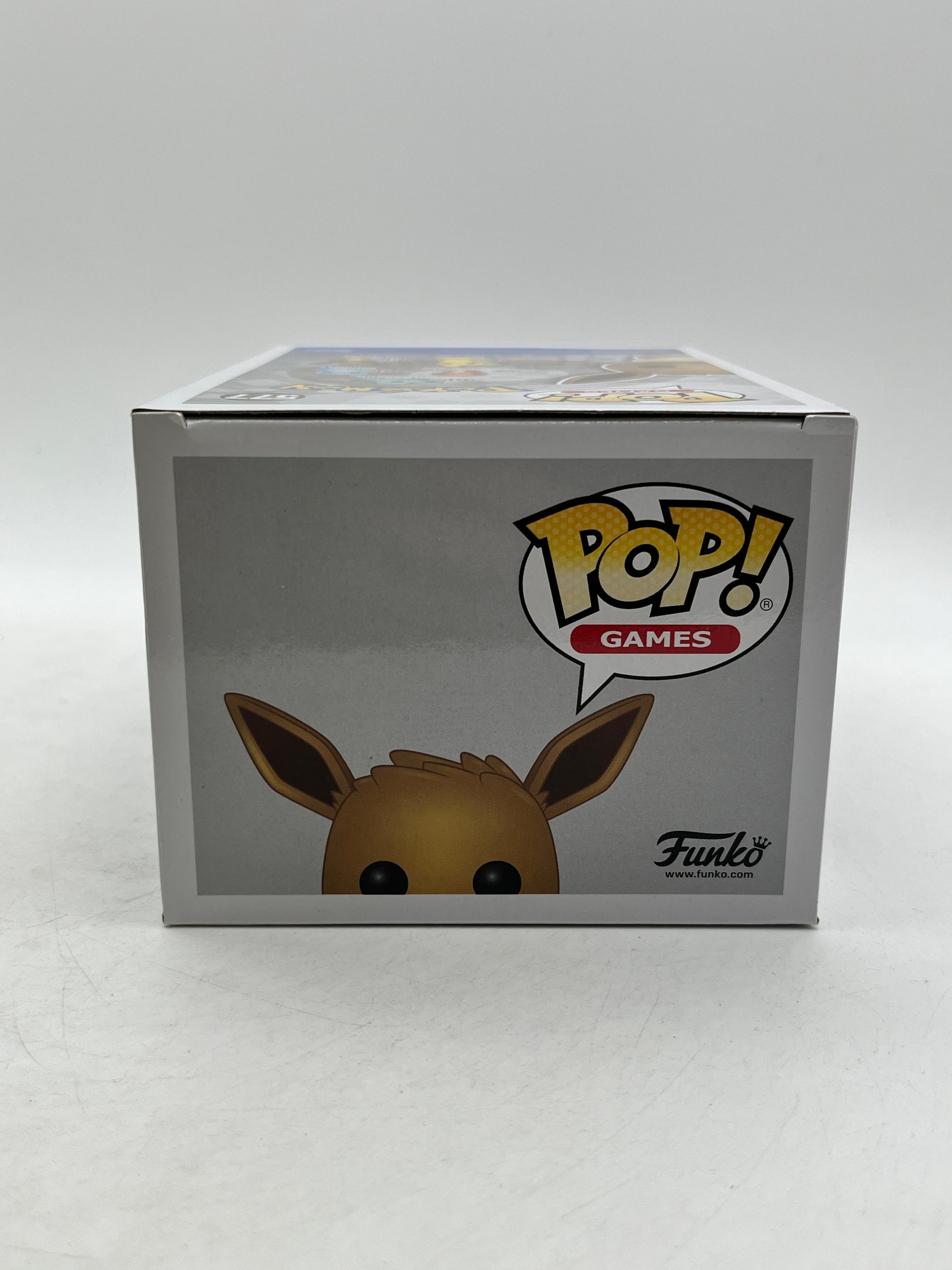 Funko POP! Games Pokémon - Eevee #577 - Flocked - 2020 Exclusive FRENLY BRICKS - Open 7 Days