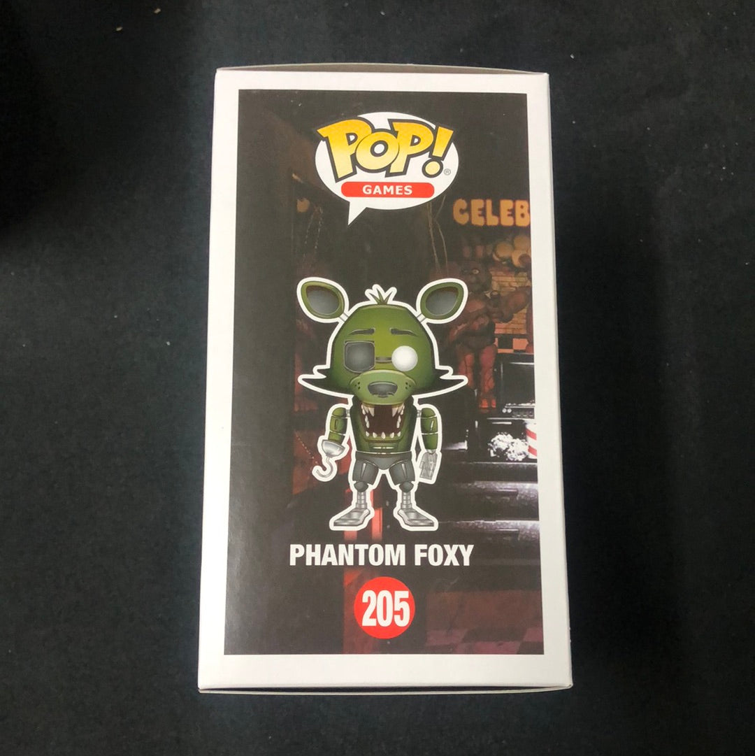 Five Nights At Freddy's PHANTOM FOXY No. 205 Exclusive Funko FRENLY BRICKS - Open 7 Days