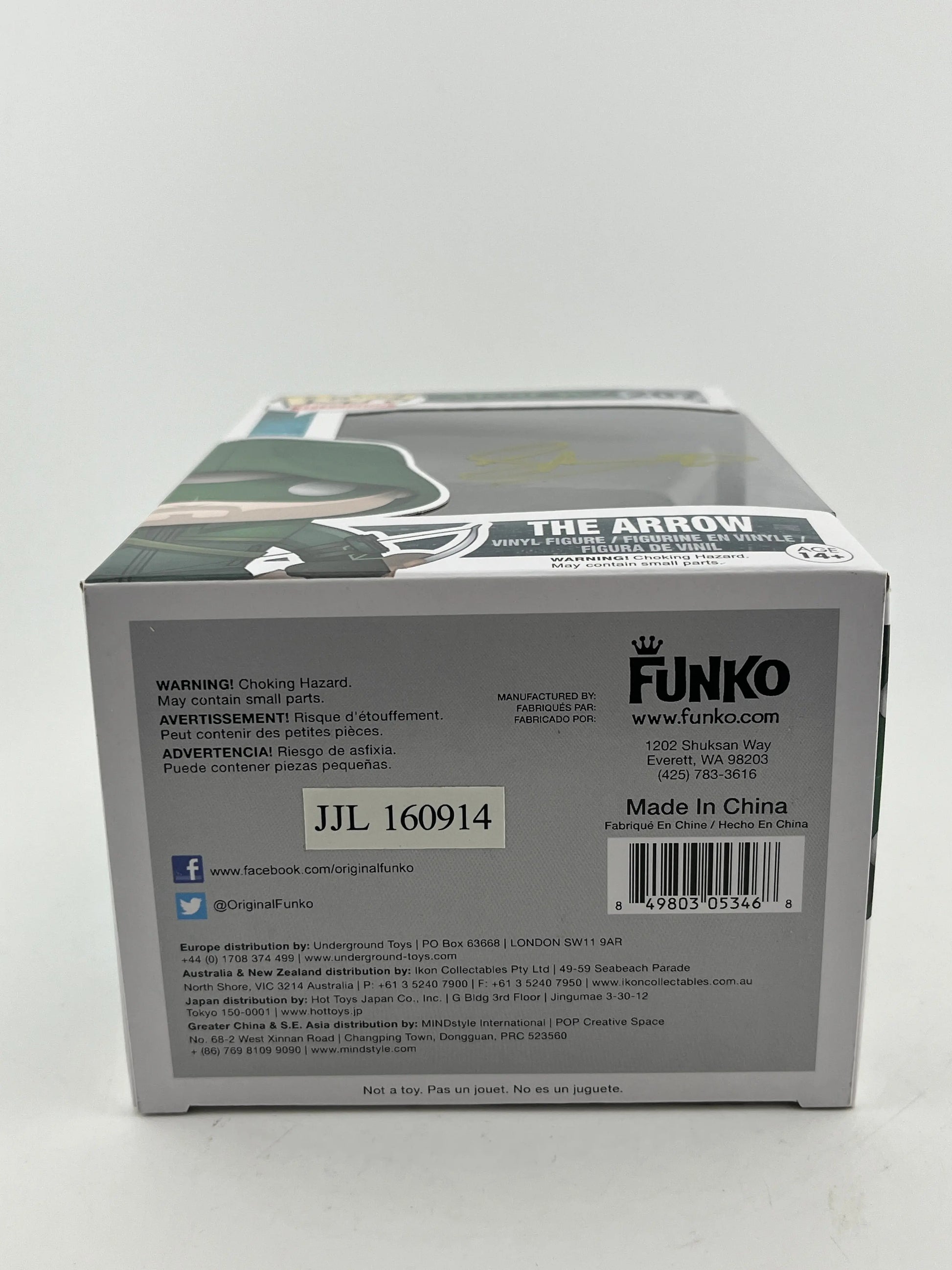 Funko POP! Arrow TV Series - The Arrow #207 - Signed Stephen Amell - No COA FRENLY BRICKS - Open 7 Days