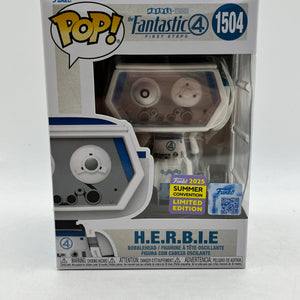 Funko POP! Marvel Fantastic 4 Firs Steps - Herbie #1504 - 2025 Convention Limited Edition FRENLY BRICKS - Open 7 Days