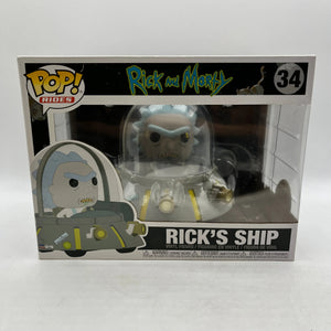Funko Pop! Rides: Rick and Morty- Rick’s Ship #34 - Vinyl Collectable FRENLY BRICKS - Open 7 Days